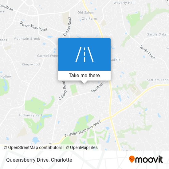 Queensberry Drive map