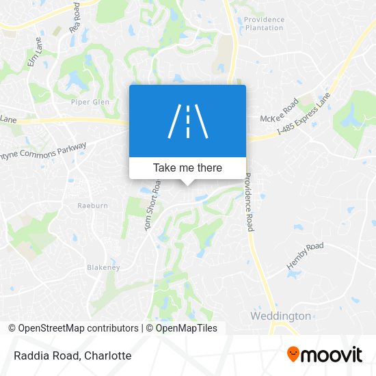 Mapa de Raddia Road
