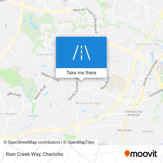 Mapa de Rain Creek Way
