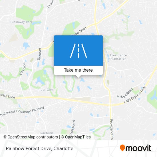 Mapa de Rainbow Forest Drive
