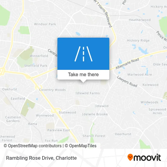 Rambling Rose Drive map