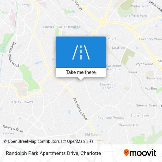 Randolph Park Apartments Drive map