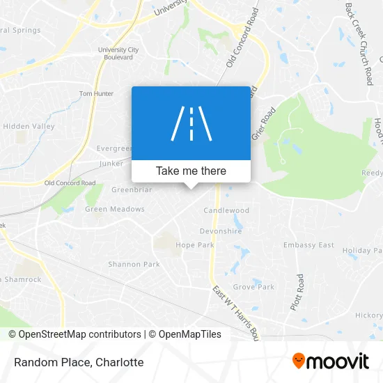 Random Place map