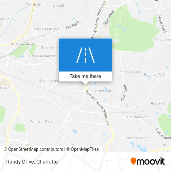 Randy Drive map