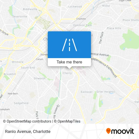 Ranlo Avenue map