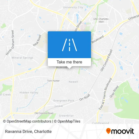 Ravanna Drive map