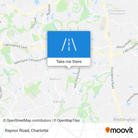 Mapa de Raynor Road