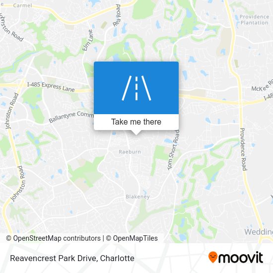 Reavencrest Park Drive map