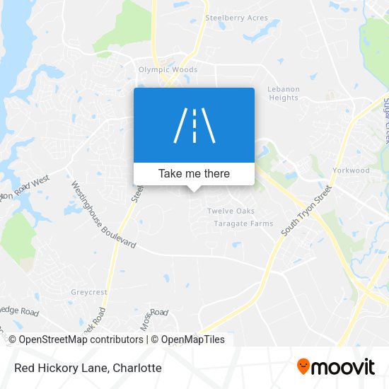 Mapa de Red Hickory Lane