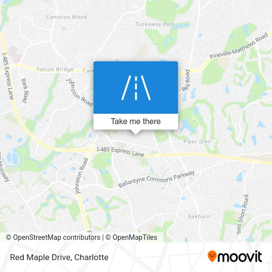 Red Maple Drive map