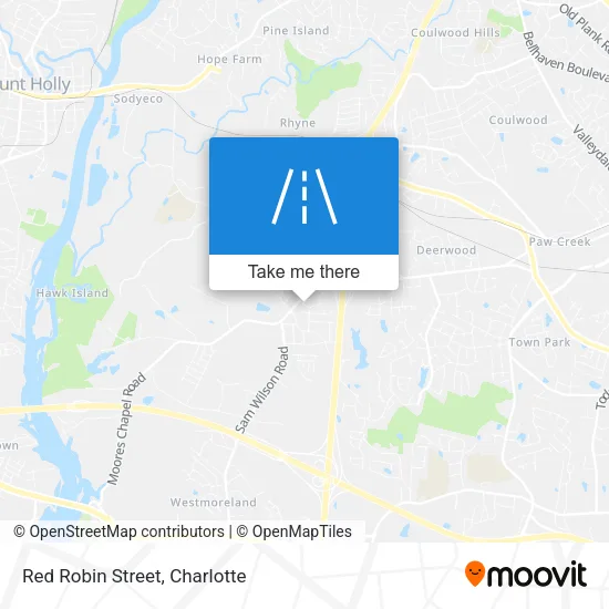 Red Robin Street map