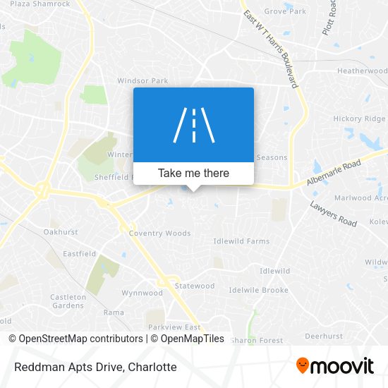 Mapa de Reddman Apts Drive