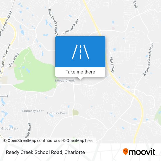 Reedy Creek School Road map