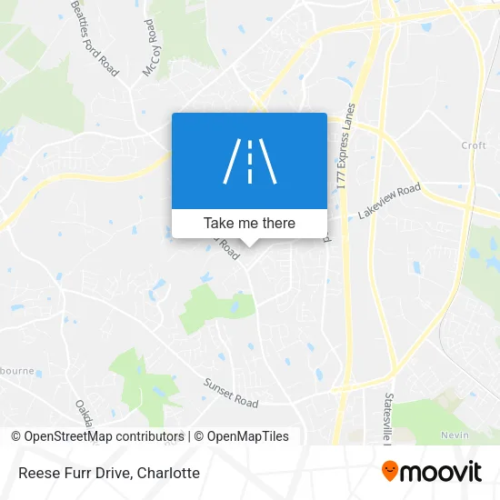Reese Furr Drive map