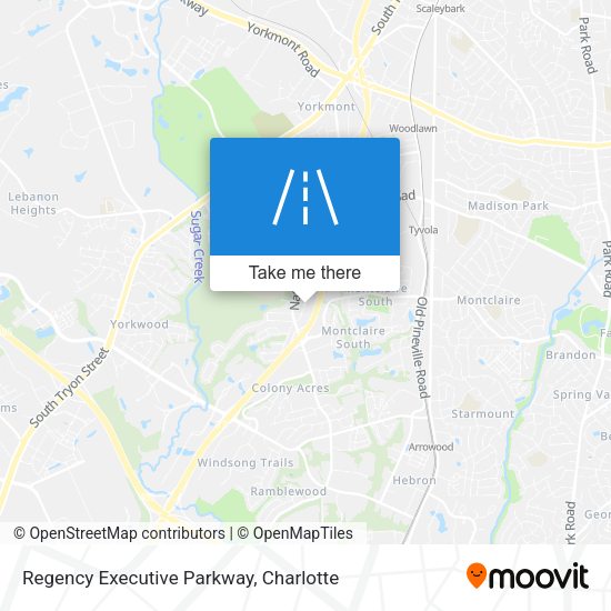 Mapa de Regency Executive Parkway