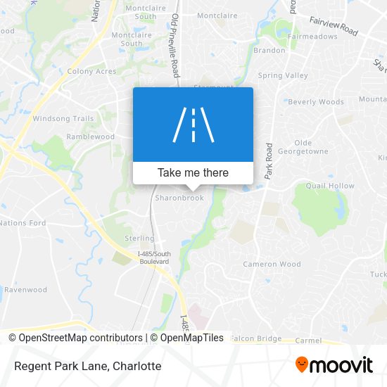 Mapa de Regent Park Lane
