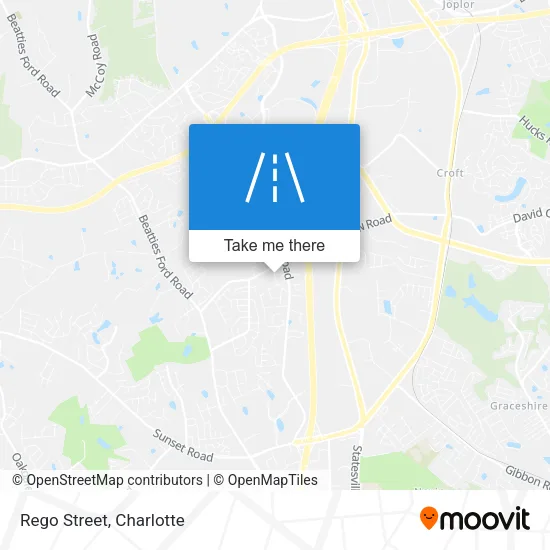Rego Street map
