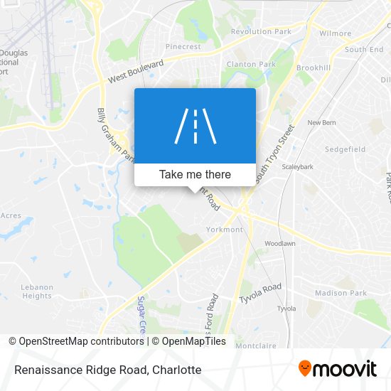 Renaissance Ridge Road map