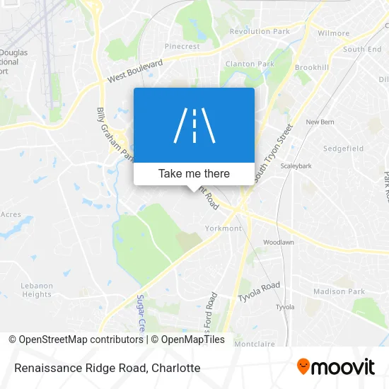 Renaissance Ridge Road map
