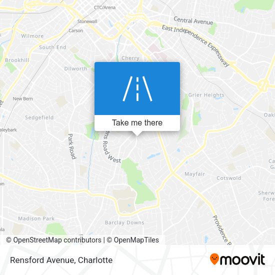 Mapa de Rensford Avenue
