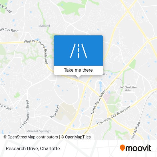 Mapa de Research Drive