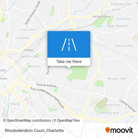 Rhododendron Court map