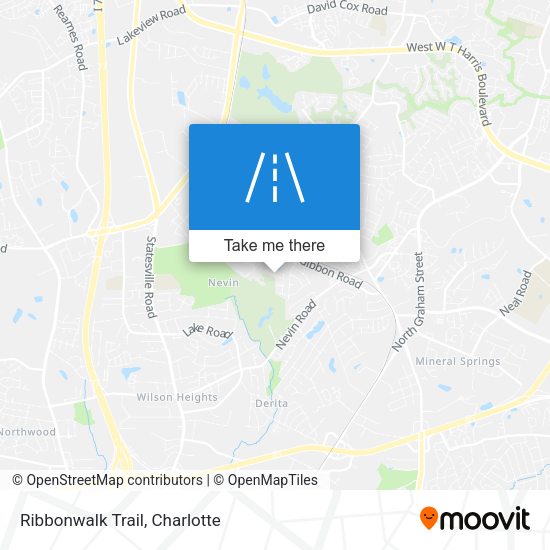 Mapa de Ribbonwalk Trail