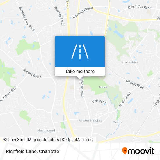 Mapa de Richfield Lane