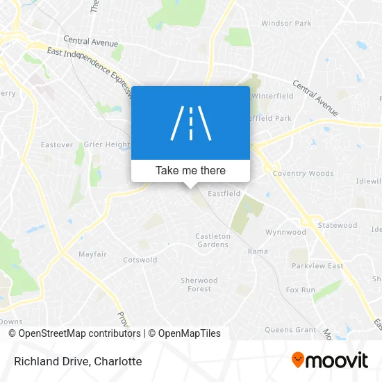 Richland Drive map