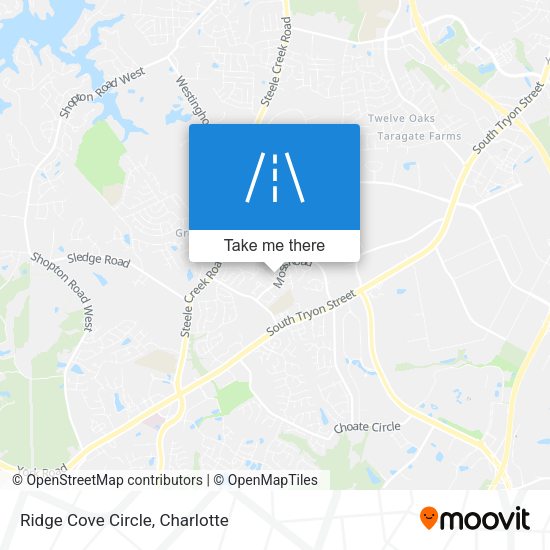 Ridge Cove Circle map