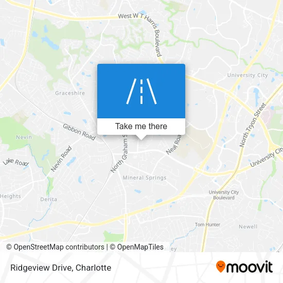 Ridgeview Drive map