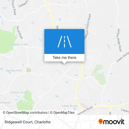 Ridgewell Court map