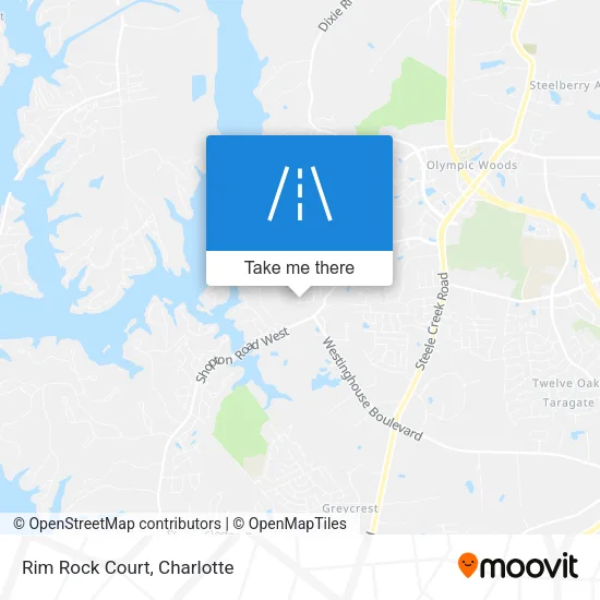 Rim Rock Court map