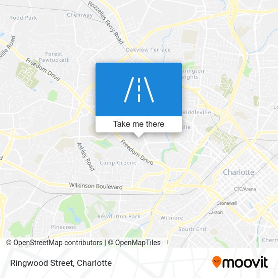 Mapa de Ringwood Street