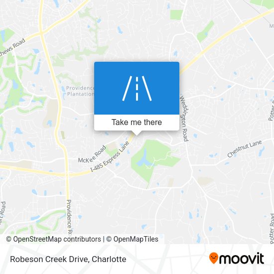 Robeson Creek Drive map