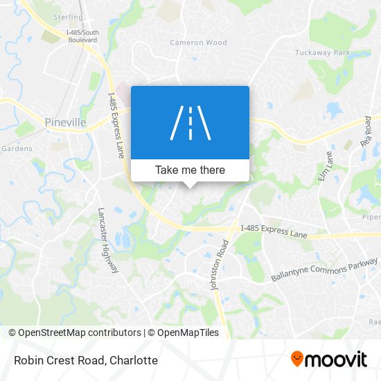 Mapa de Robin Crest Road