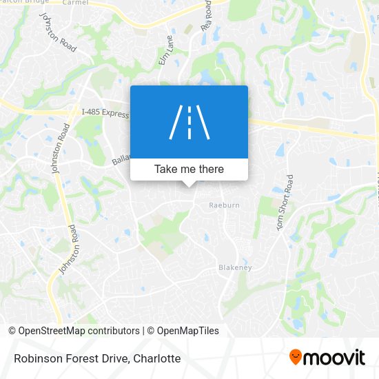 Robinson Forest Drive map