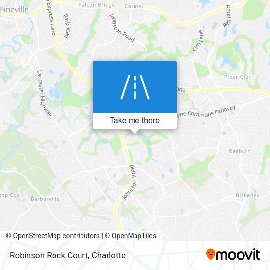 Mapa de Robinson Rock Court