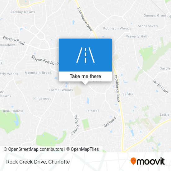 Rock Creek Drive map