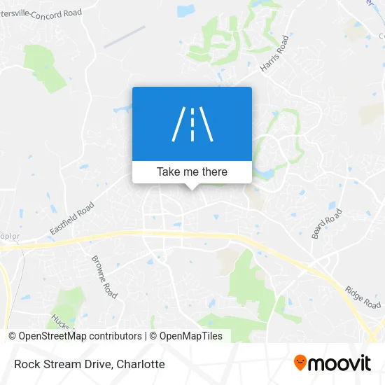 Rock Stream Drive map