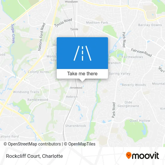 Rockcliff Court map
