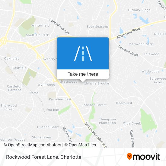 Mapa de Rockwood Forest Lane