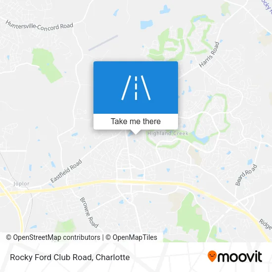Rocky Ford Club Road map