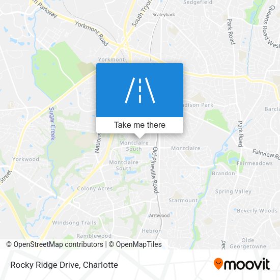 Rocky Ridge Drive map