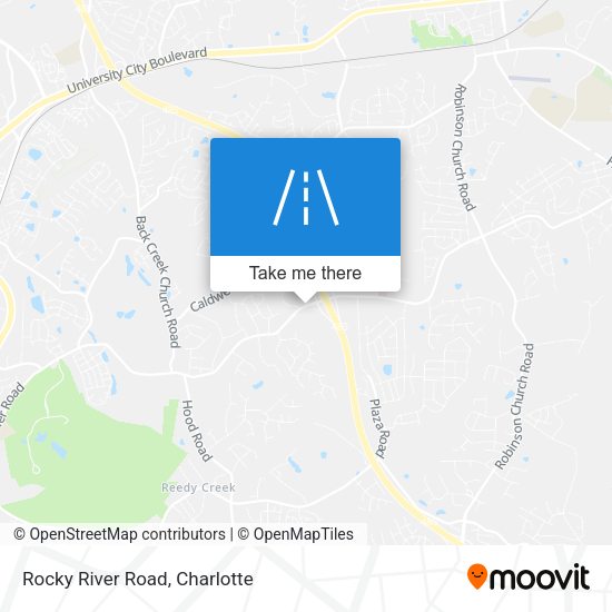 Mapa de Rocky River Road