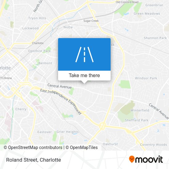 Mapa de Roland Street