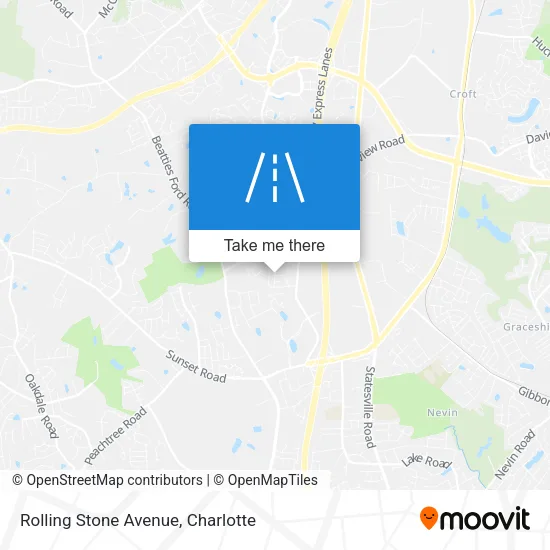 Rolling Stone Avenue map