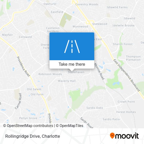 Rollingridge Drive map