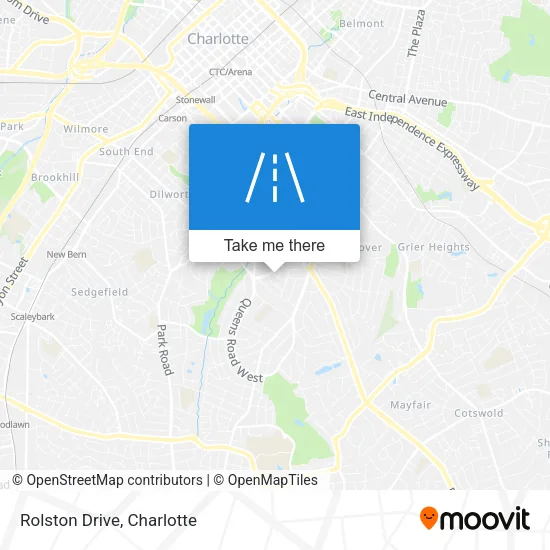Rolston Drive map