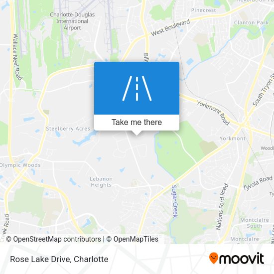 Mapa de Rose Lake Drive